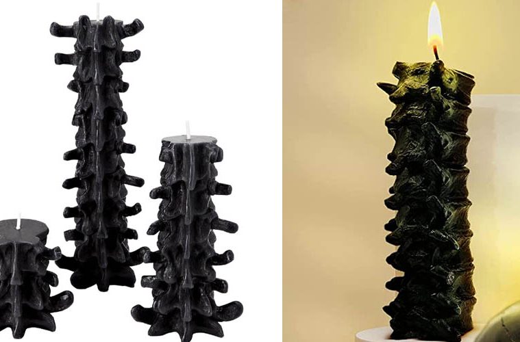Gothic spine candles