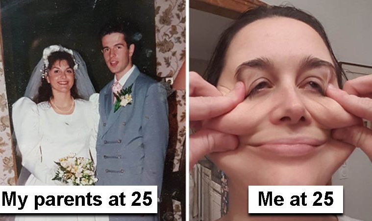 my parents vs me