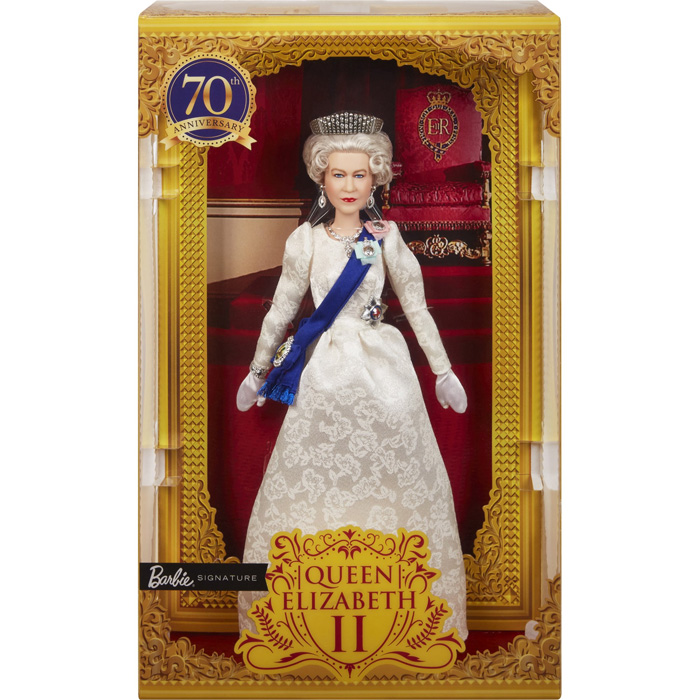 queen elizabeth ii barbie doll mattel